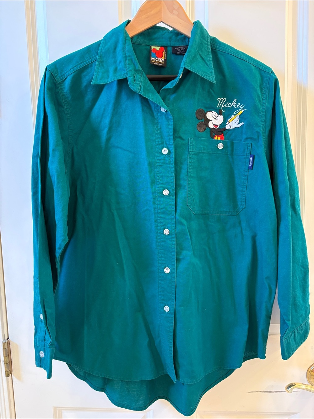 Vintage 1990s Mickey Unlimited by Jerry Leigh button-down shirt